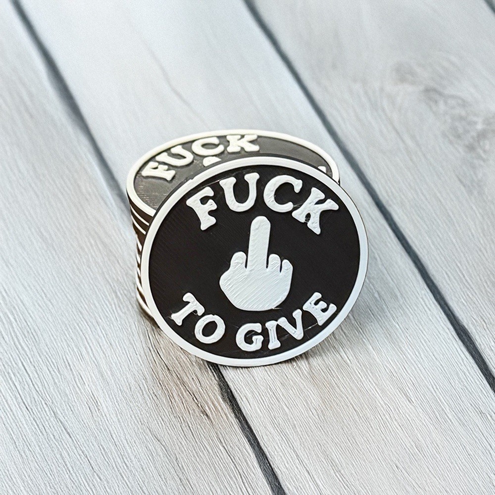 Funny Gag Gift Coin 20 Pack: F**k to Give