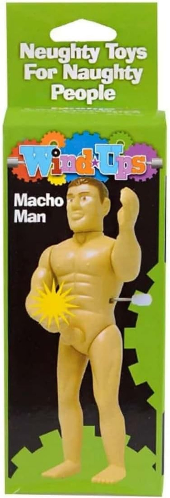 Funny Wind up Man Toy – 5″ Novelty Gag Gift for Adults, Bachelor Party Pranks &