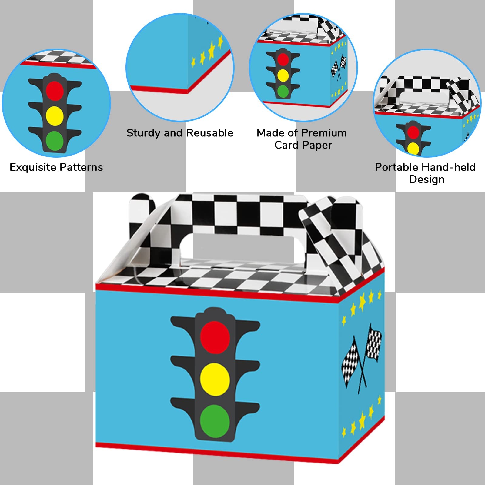 Race Car Goodie Bags lbs 12 Pack lbs Birthday Party Favors lbs Gift Multicolor
