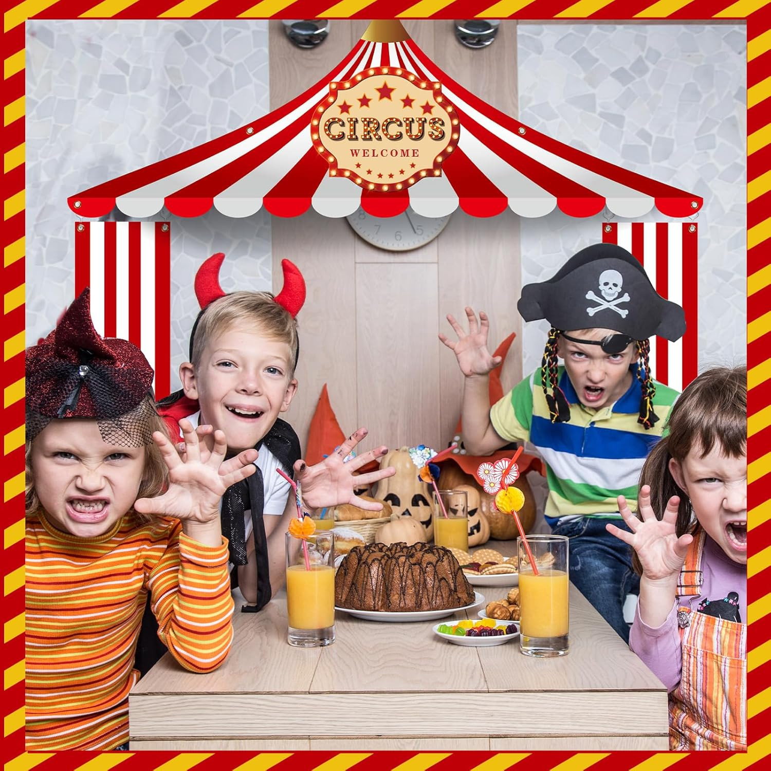 3 Pcs Circus Tent Decorations Carnival Circus Theme Party Decorations Carnival T