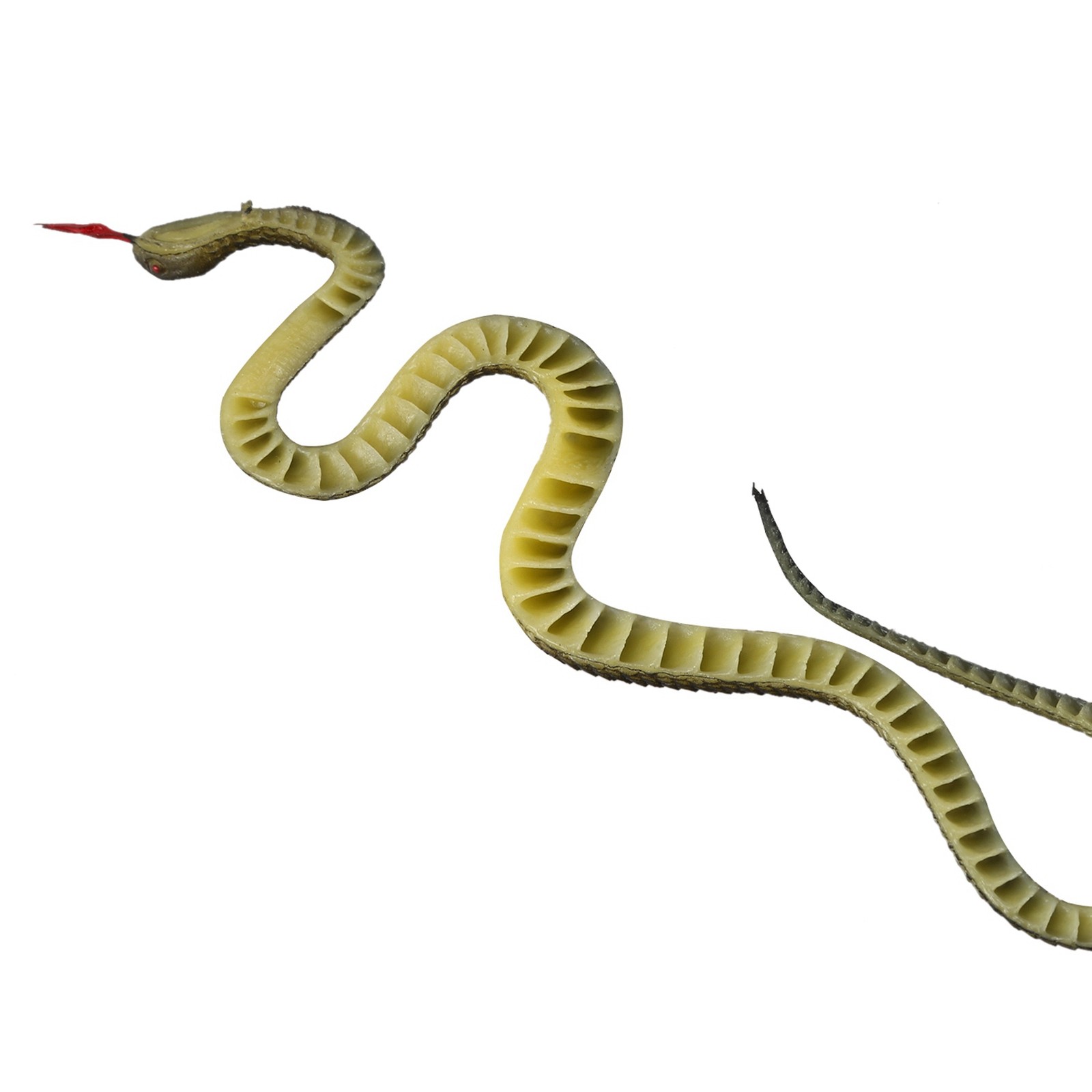 2X Rubber Snake Pretend Trick Toy Garden Props Q6X18197