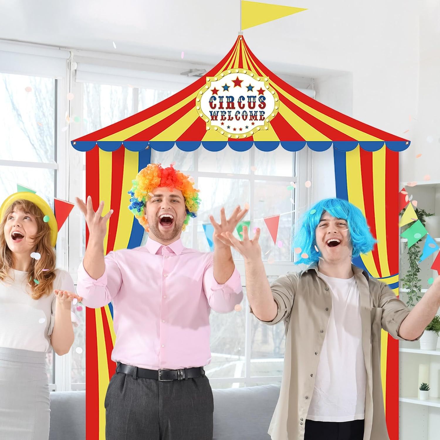 3 Pcs Circus Tent Decorations Carnival Circus Theme Party Decorations Carnival T