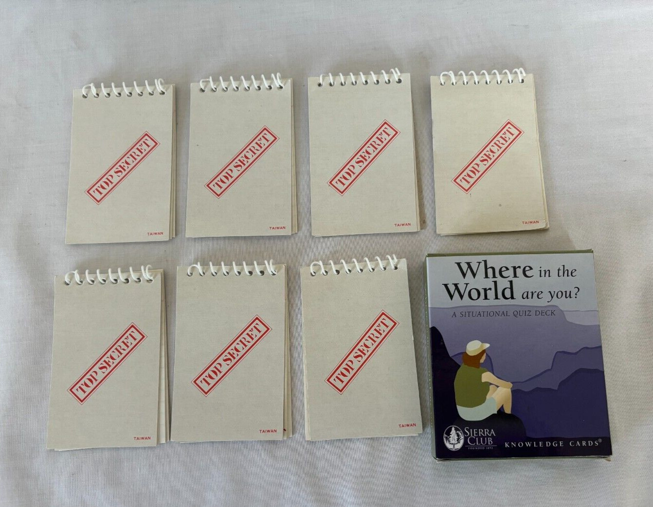 TOP SECRET PARTY Props Fingerprint Kit, folders, notepads, stickers- NEW