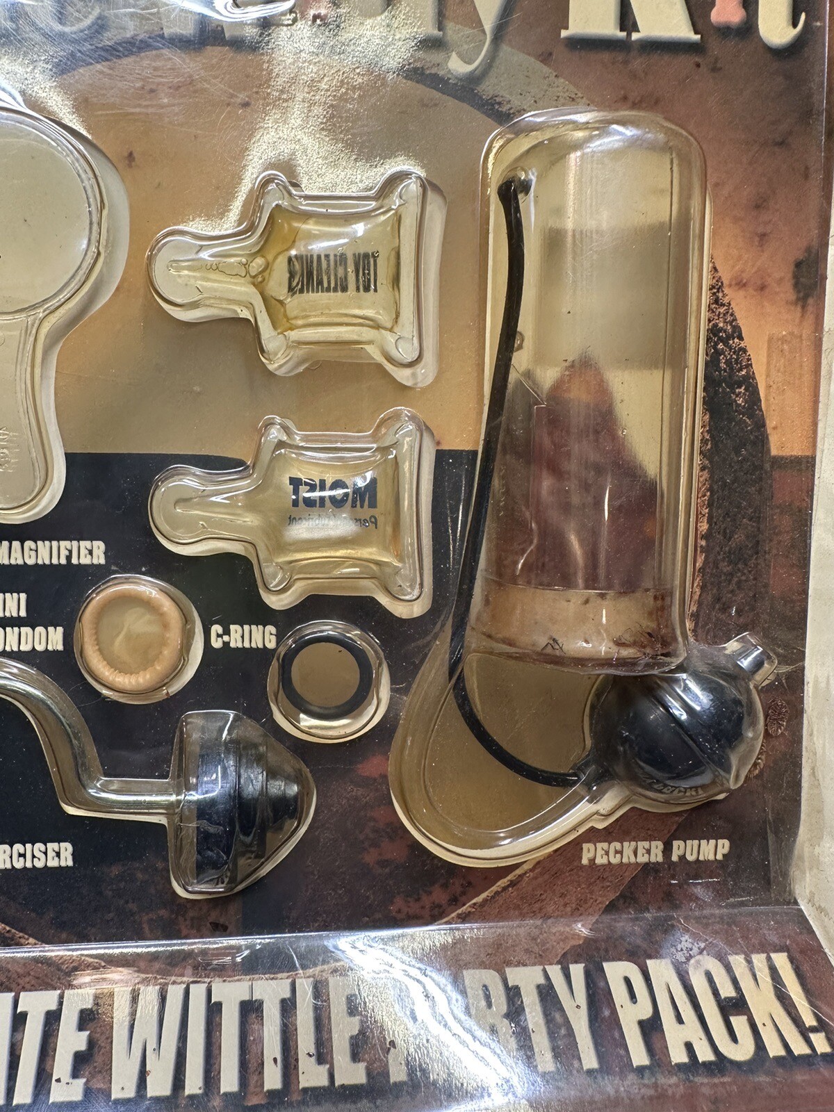 Vintage Wittle Willy Kit Novelty Stag Bachelorette Man Cave Penis Care Gag Gift