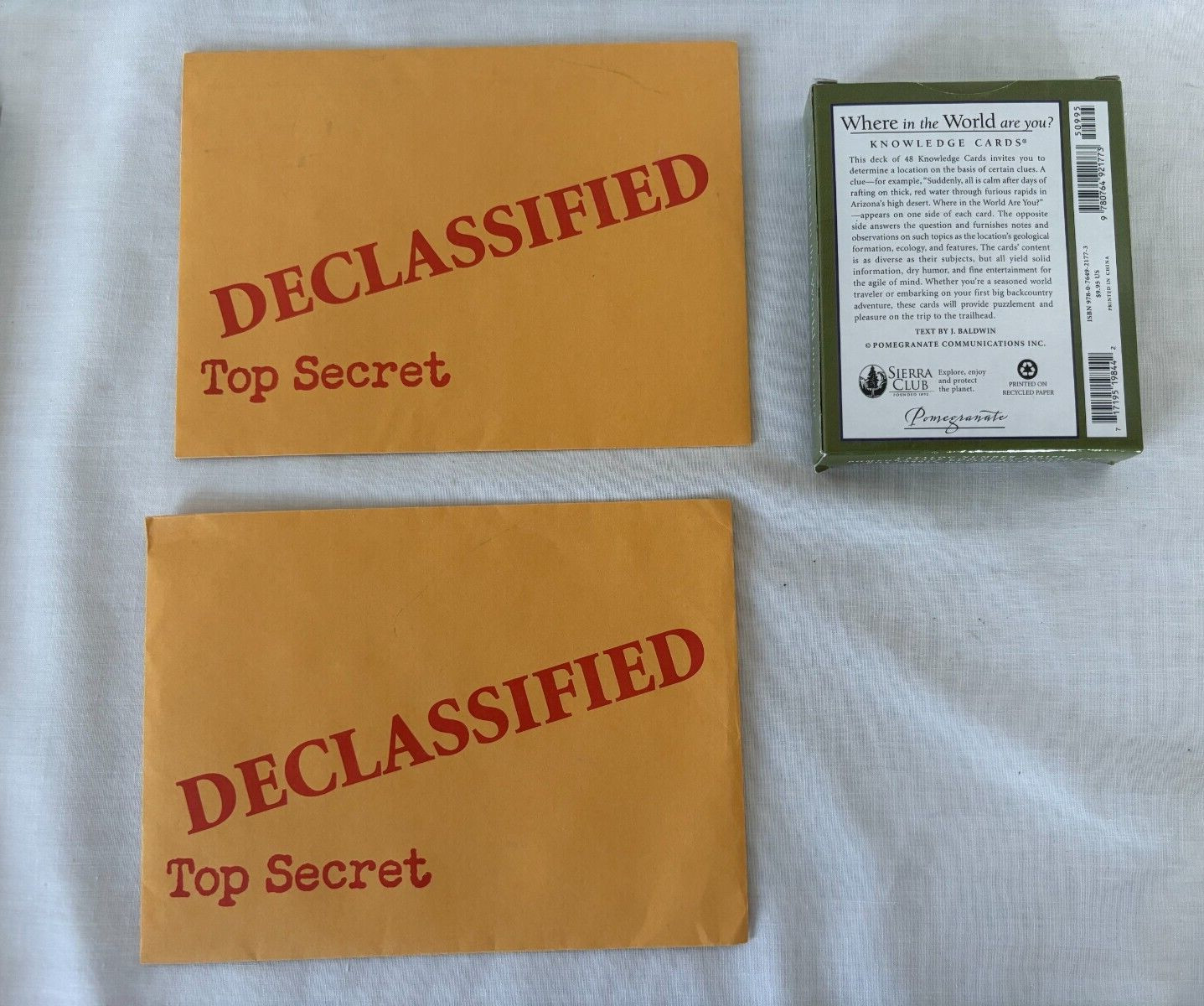 TOP SECRET PARTY Props Fingerprint Kit, folders, notepads, stickers- NEW