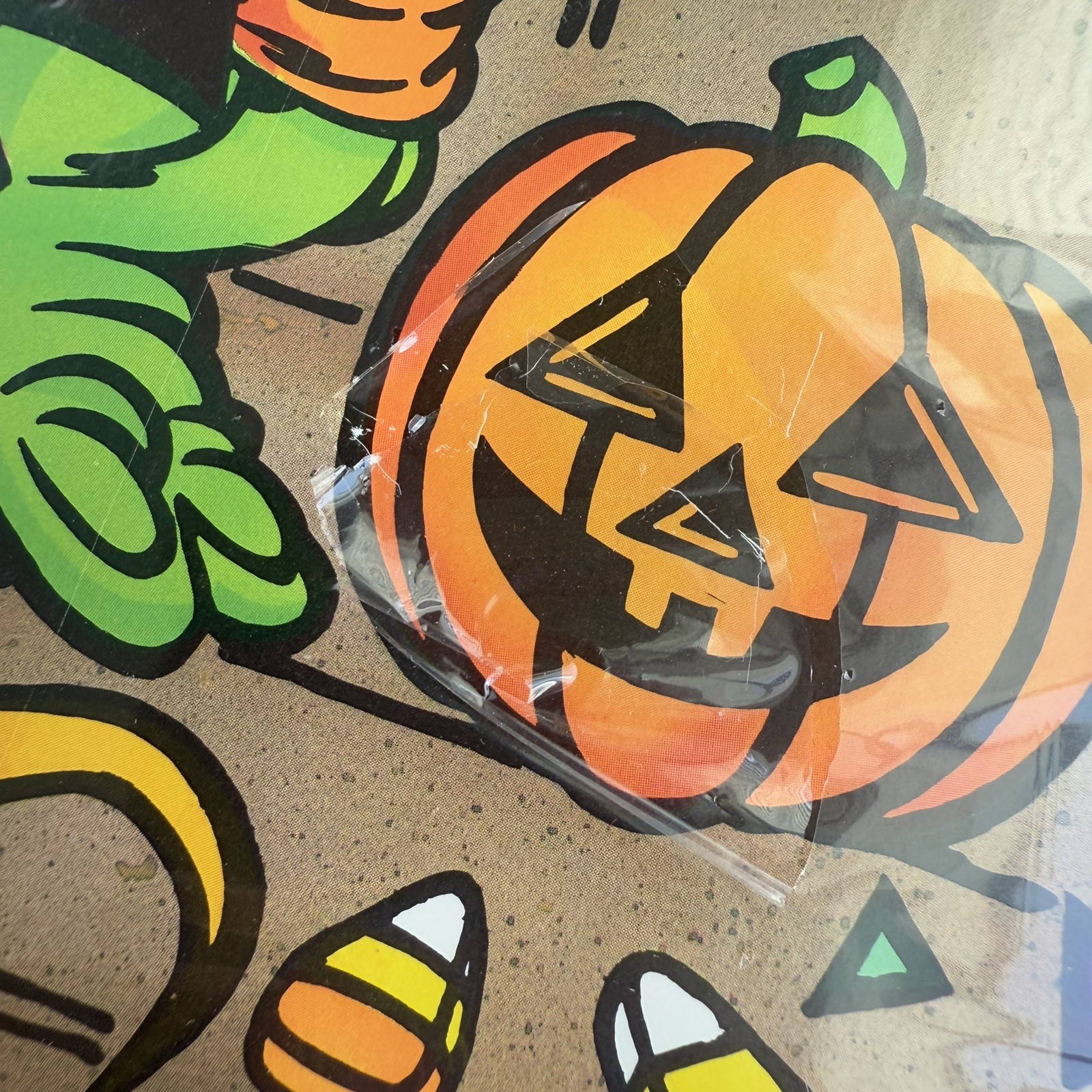 Vintage Eureka Teenage Mutant Ninja Turtles Halloween Banner 4 ft TMNT NEW