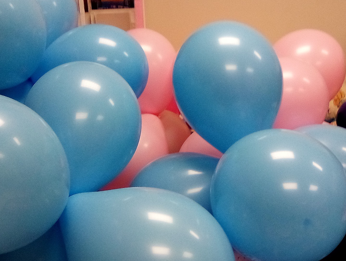 Qualatex Pink & Blue 16″(50) Great 4 Decorating 2nd’s some have Slight Color Run