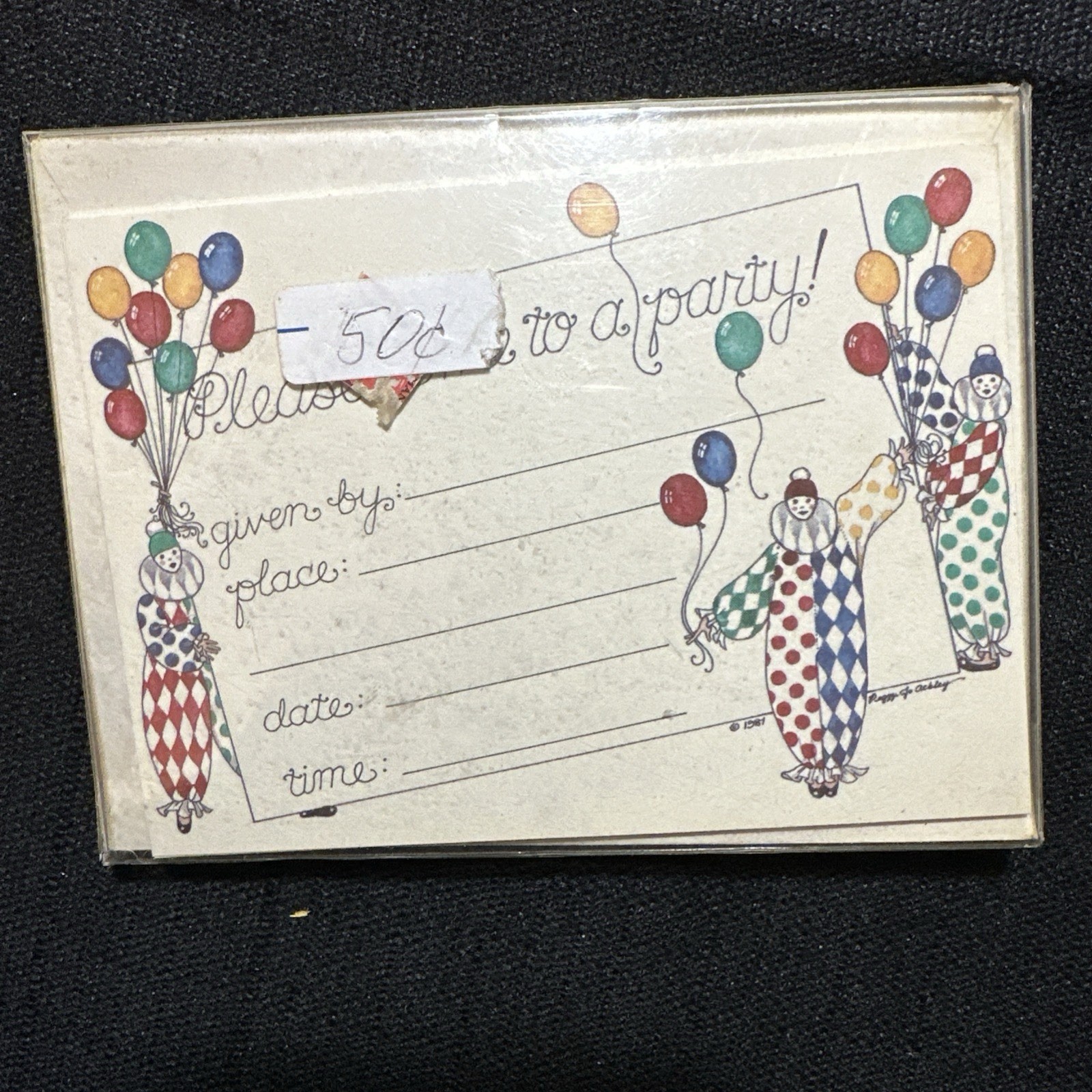 NOS Vintage Retro 1970’s Child’s Birthday Party Plates, Loot Bag Toys & More