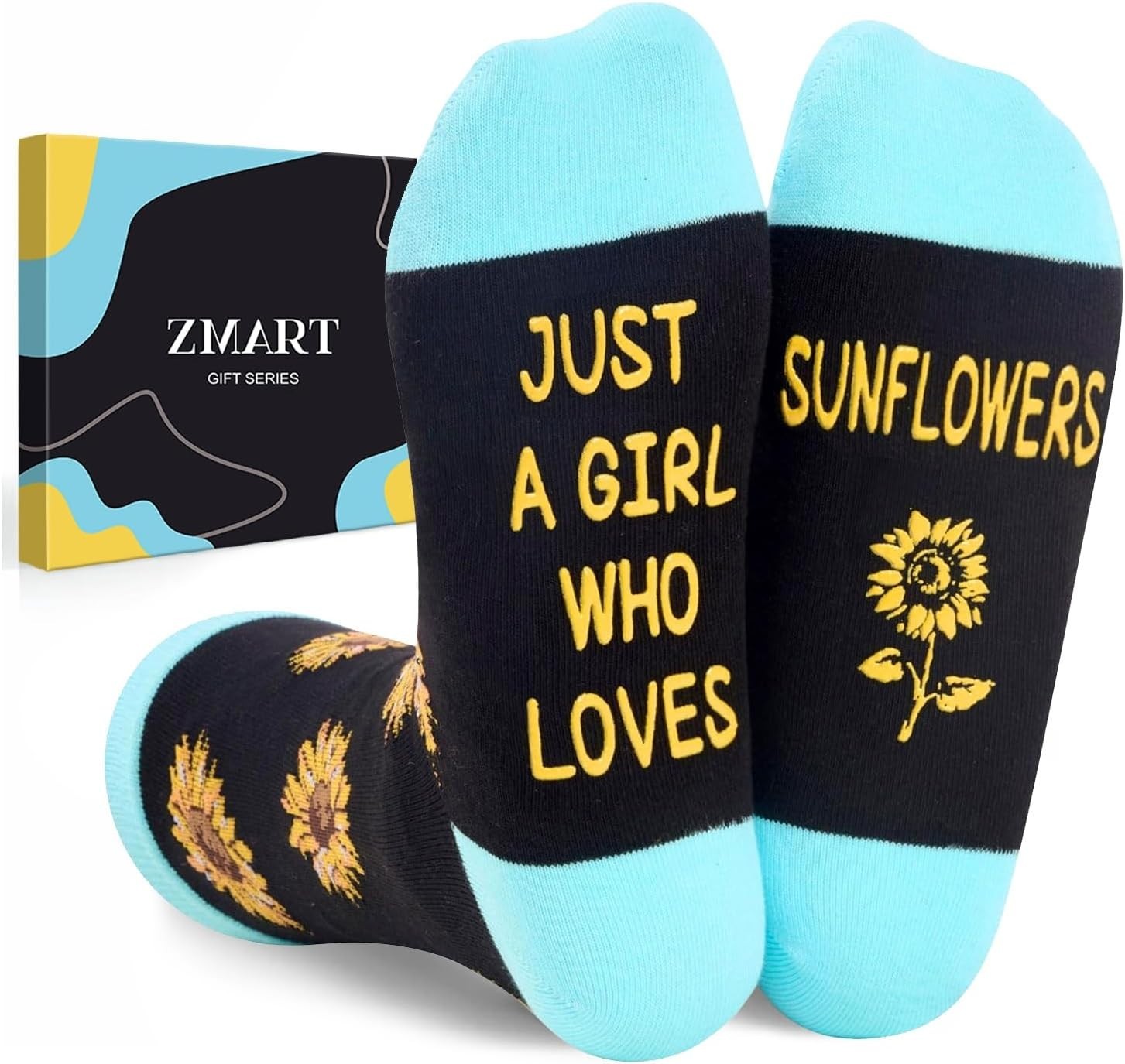 Funny Sunflower Socks for Adults | Unique Plant Lover Gifts for Any Occasion