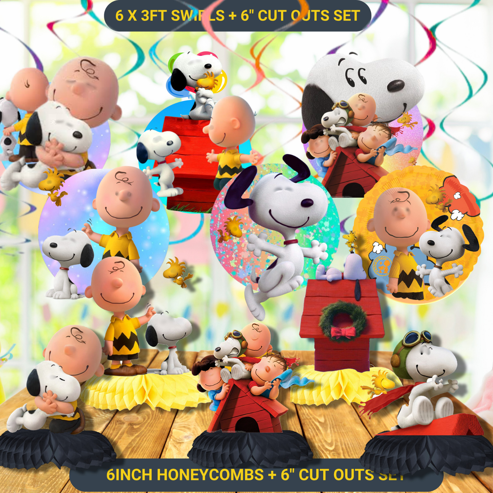 Snoopy Dog BALLOONS PARTY SUPPLIES BIRTHDAY DECORATION BALLOON TABLEWARE CUP