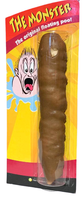 GIANT MONSTER POO Crap Fake Joke Prank POOP Turd Gag Rubber Dog Floating Jumbo