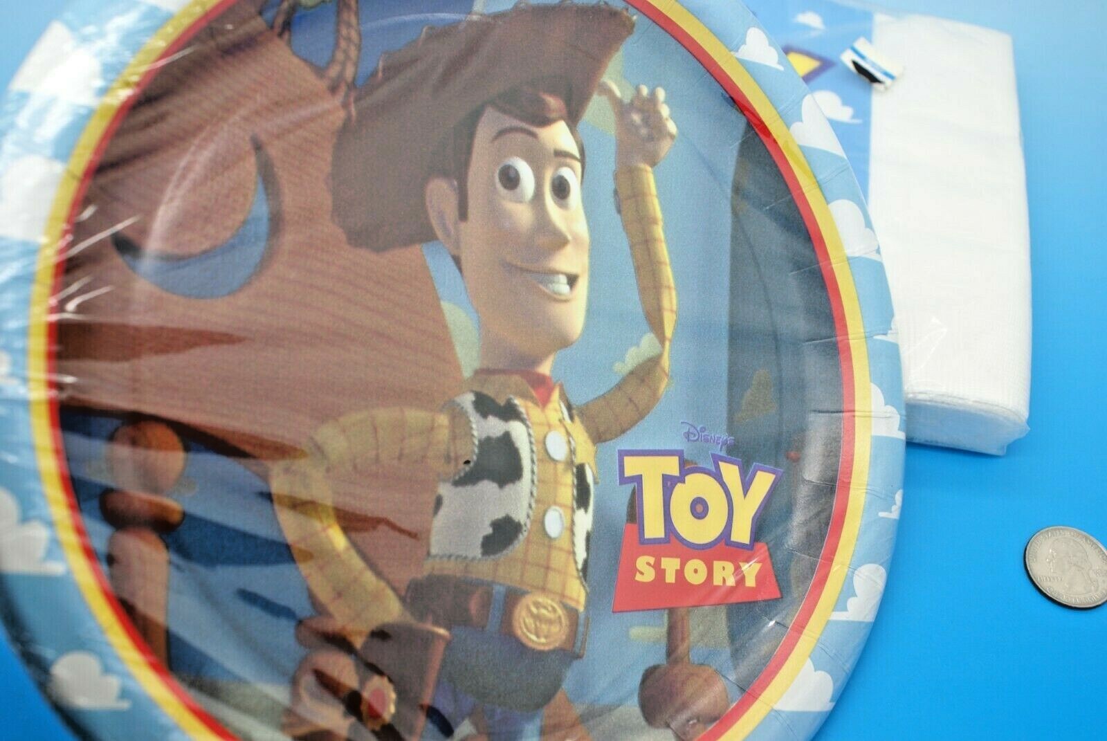 4 ORIGINAL 1995 TOY STORY PARTY SUPPLIES, PLATES, NAPKINS & INVITATIONS – NWT