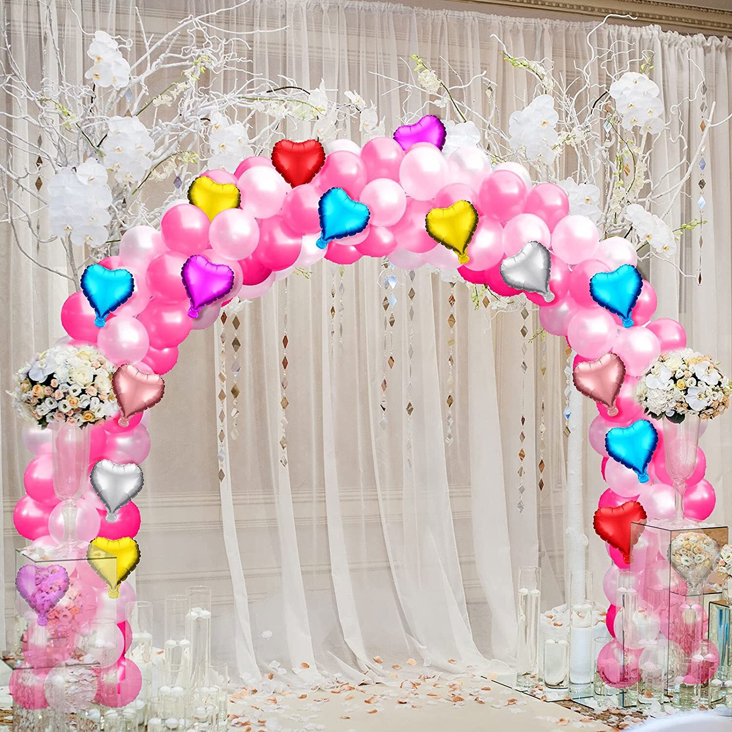18″ Foil Star Heart Round Sphere Balloons Mylar Balloons Party Birthday Baby US