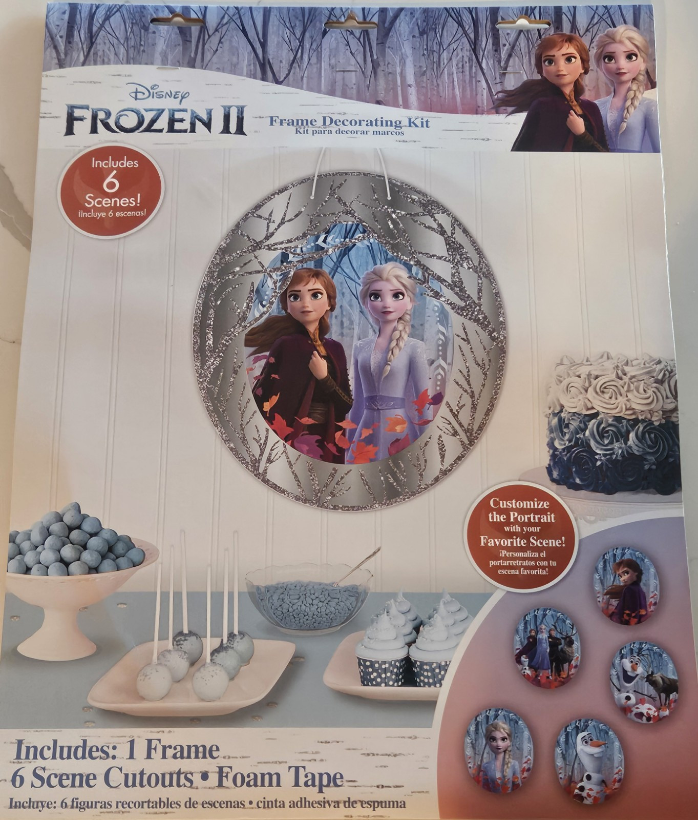 Frozen 2 Frame and Cutout Decorating Kit