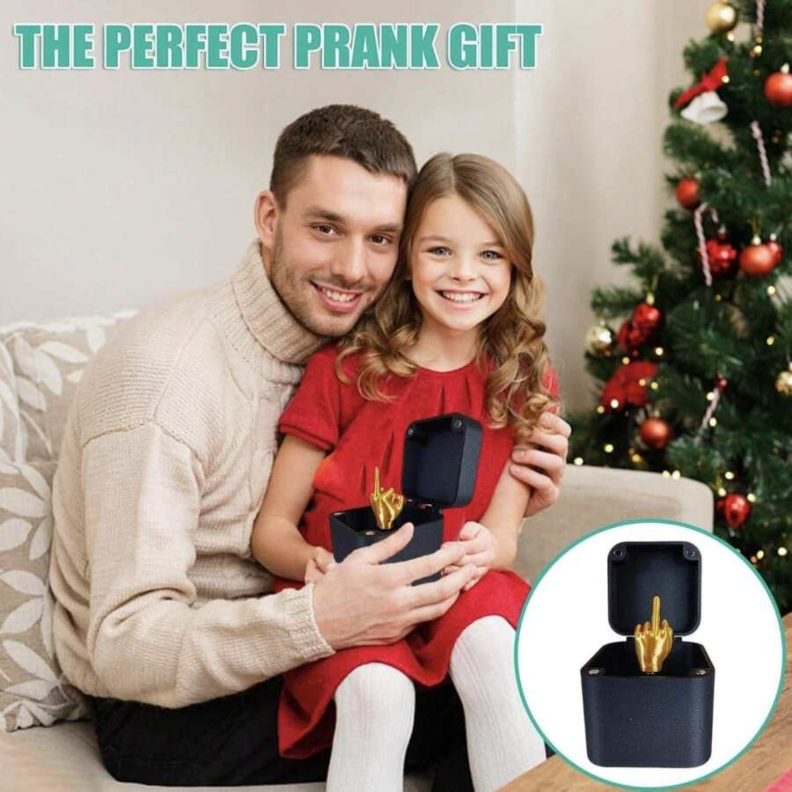 Middle Finger Surprise Gift Box Middle Finger Perfect Prank Hand Pop-Up Gift Box
