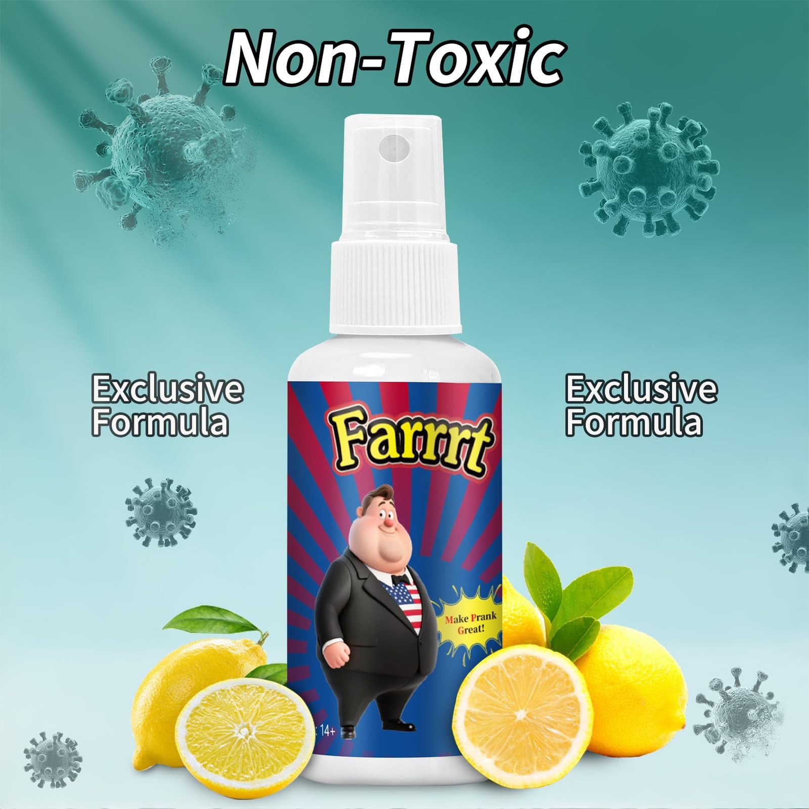 2Packs Fart Spray Extra Strong,Potent Smell Like Fart Bomb,Hilarious Gag Gift…