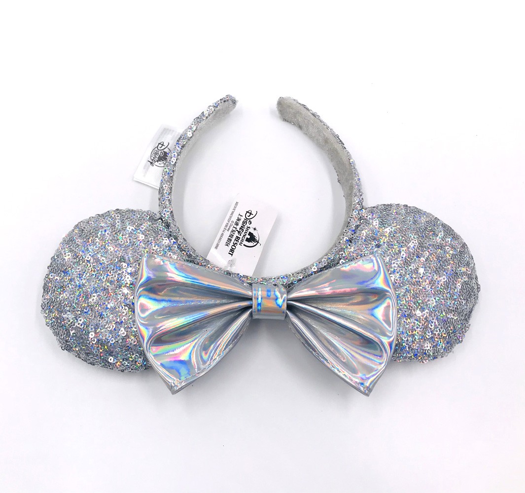 Silver Limited Edition Cinderella 2026 Minnie Ears Magic Mirror Disney Headband