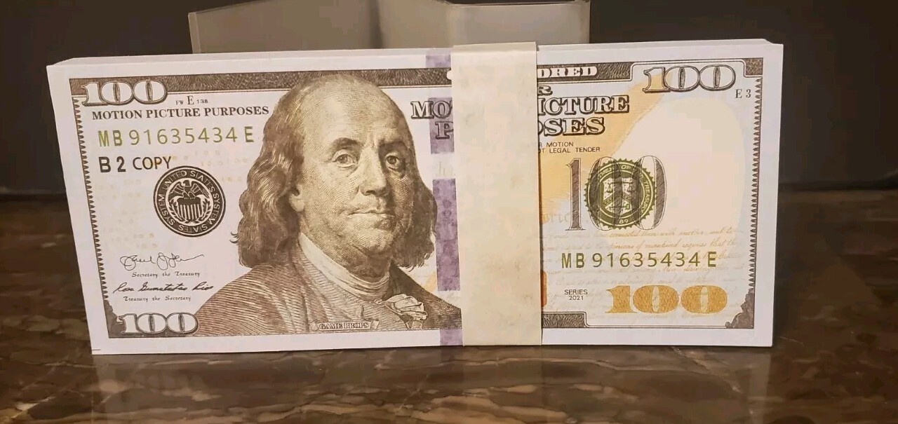 200Pc $100 Bills Movie Prop Money Pretend Play Video Creator Birthday Party