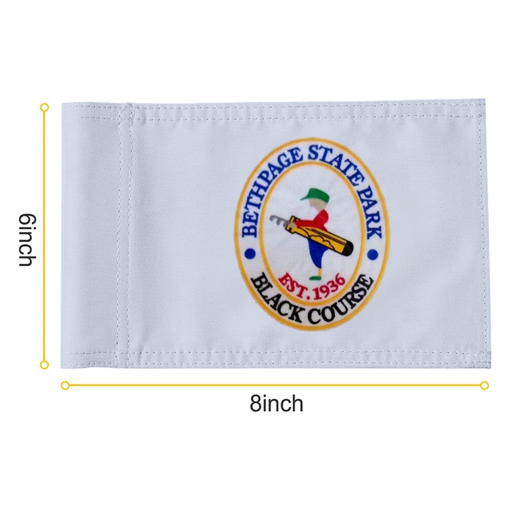 Bethpage Black US Open PGA TOUR PIN Golf Pin Flag Regulation Tube Flag 8x6Inch