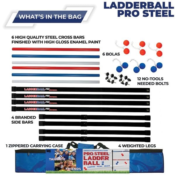 University Games Front Porch Classics Maranda Enterprises Ladderball Pro Steel