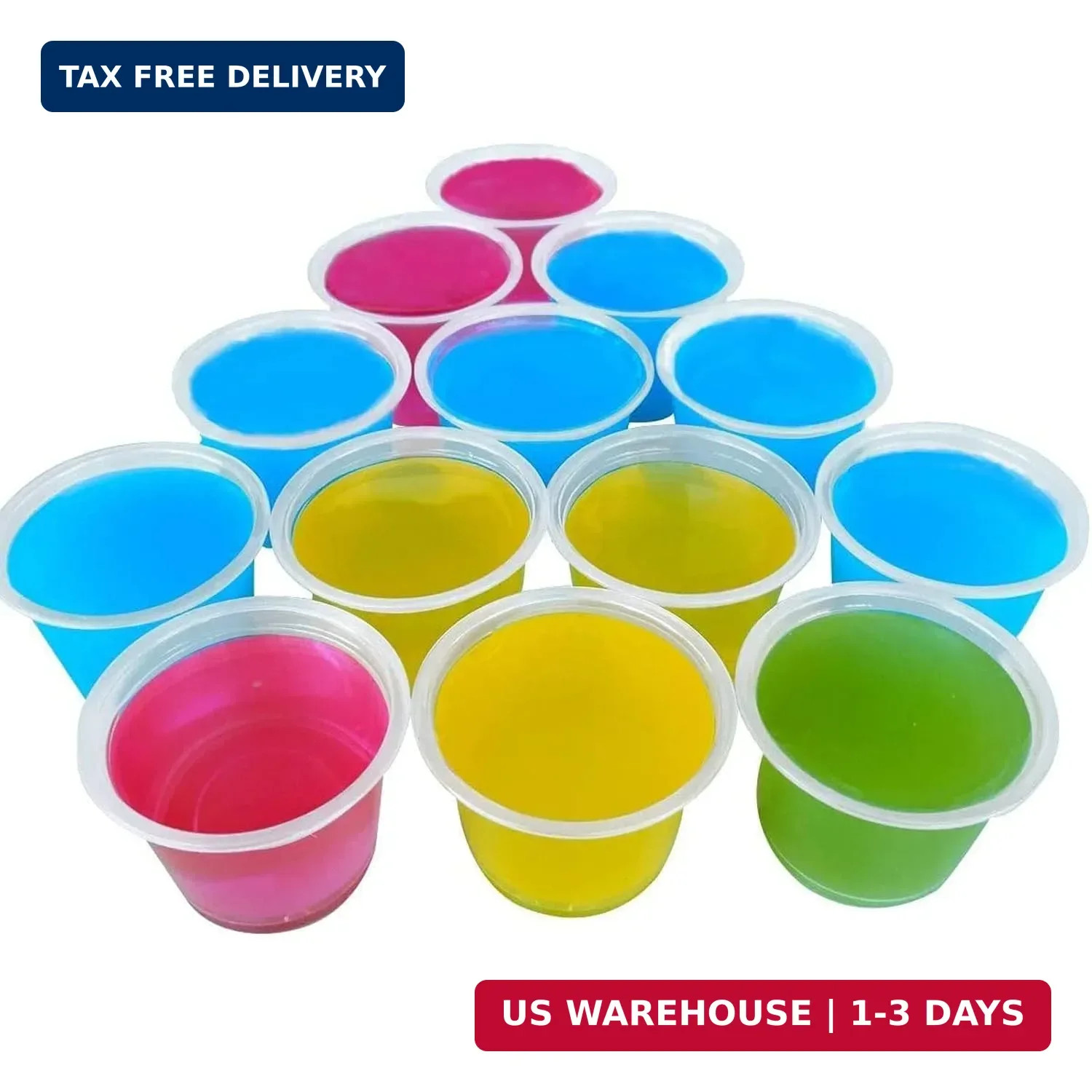 [400 Count -1oz] Disposable Plastic Shot Glasses,Clear Small Cups,Condiment Cups