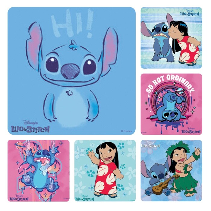 20 Disney Lilo and Stitch Stickers Party Favors Teacher Supply