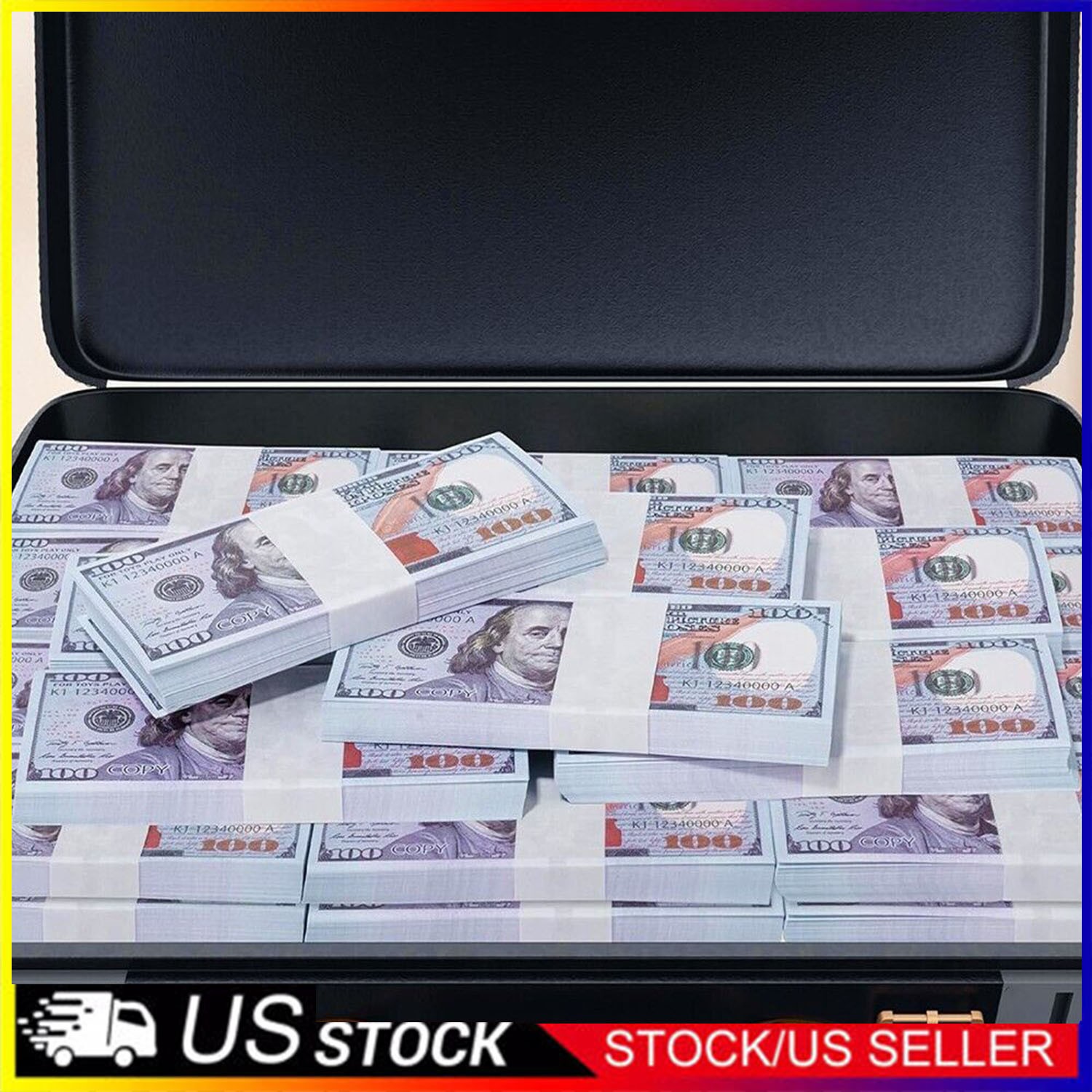 1000PC Prop Fake Looks Best Toys Money For Pretend Play Music Birthday Party New