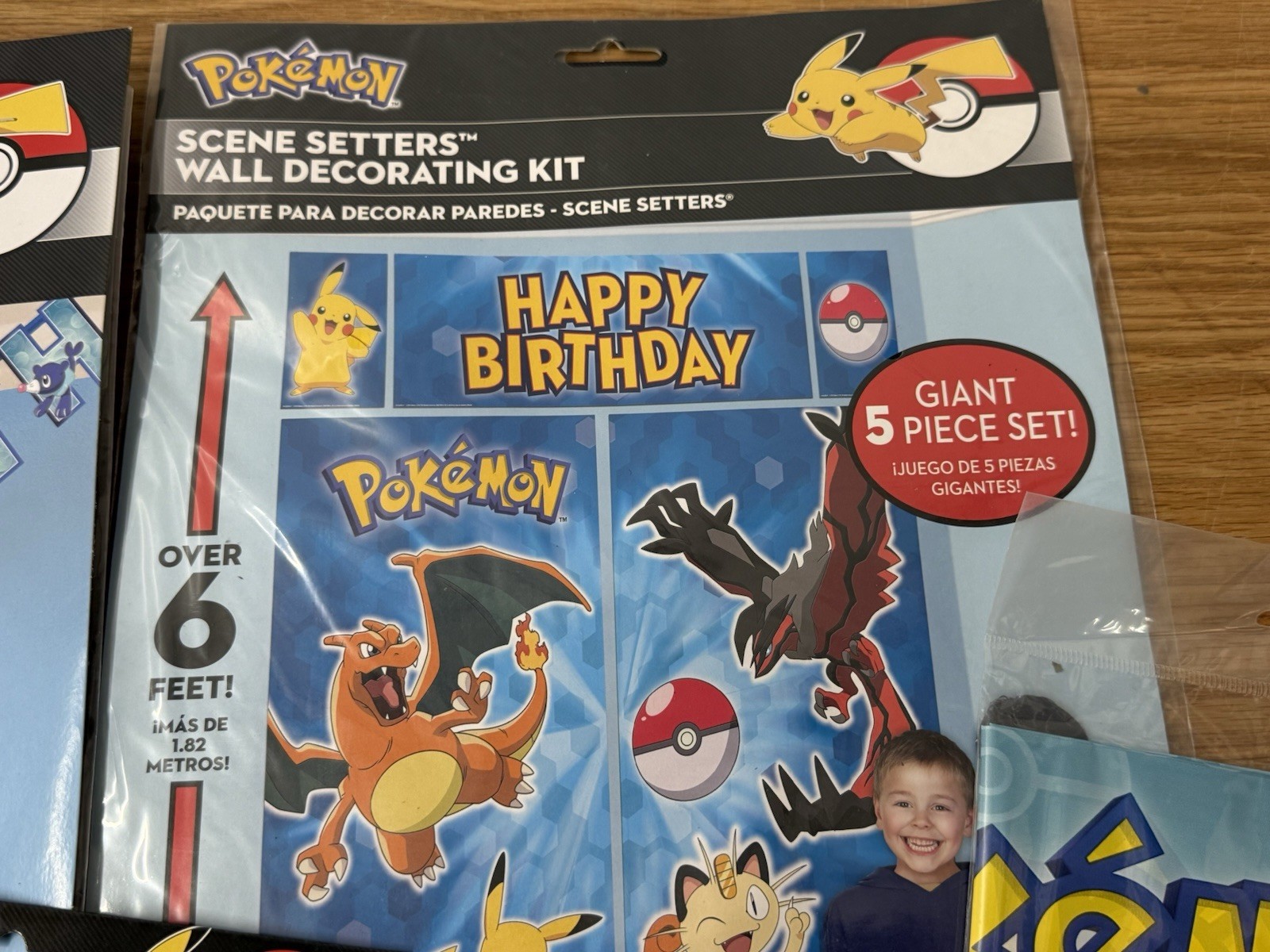 HUGE POKEMON Birthday Party Decorations Supplies LOT Banner Invitations Balloons