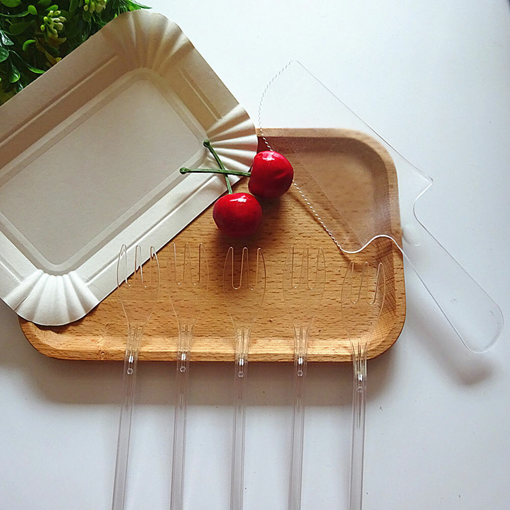 Disposable Paper Plates & Clear Plastic Utensils Birthday Parties Events