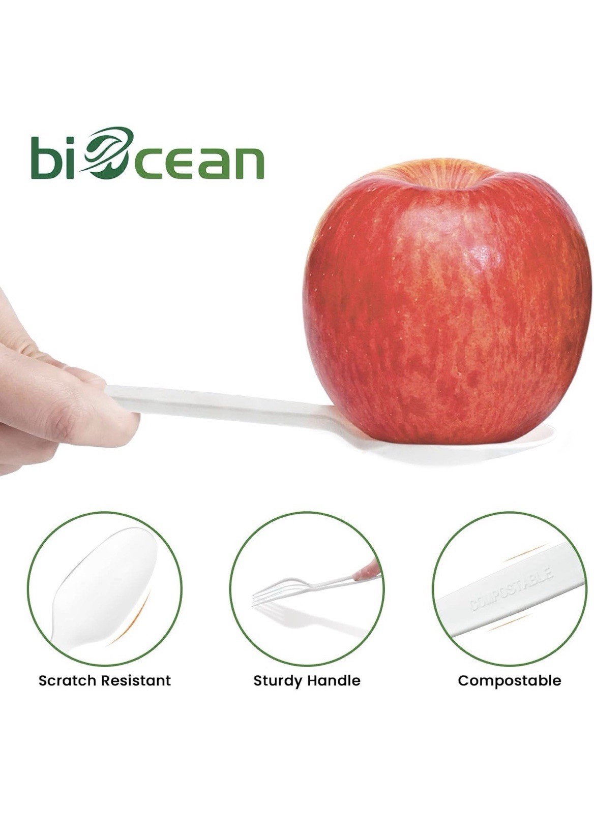 🔥 Compostable Heavy Duty Forks – 2,000 Count Case – 10 Boxes – Free Shipping