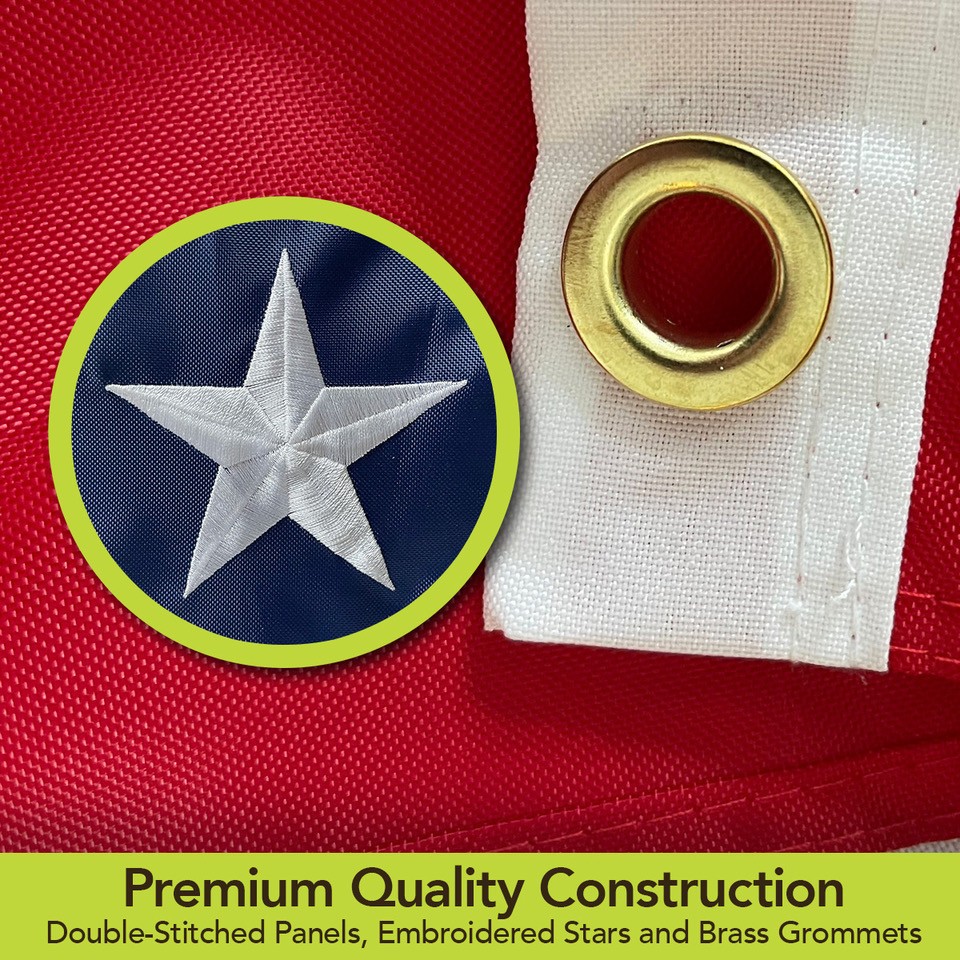 Briarwood Lane Patriotic Bunting 48″ x 24″
