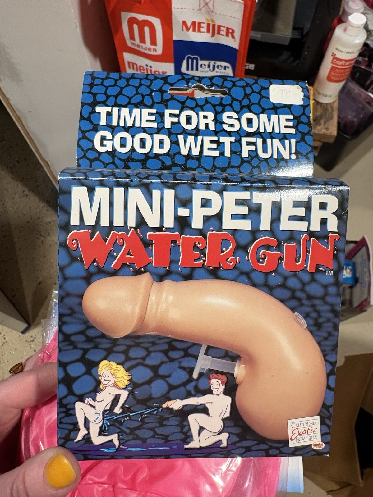 Vintage Mini Peter Water Gun Adult Gag Toy California Exotic Novelties NOS