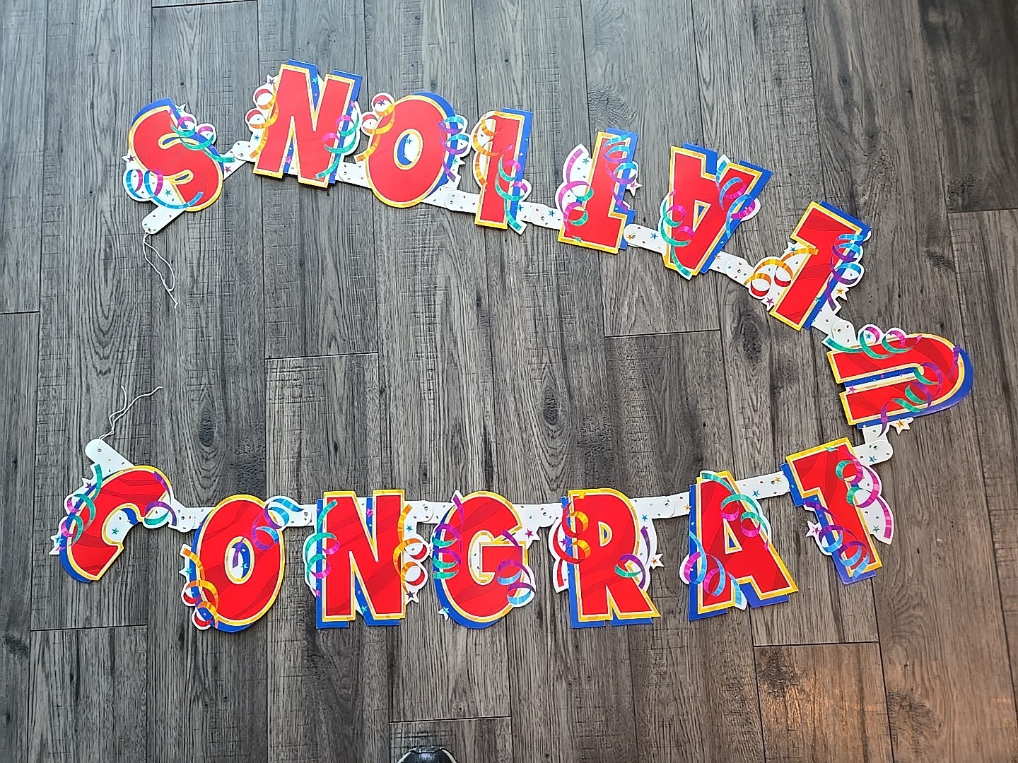 Congratulations Backdrop Banner for Any Occasion Party