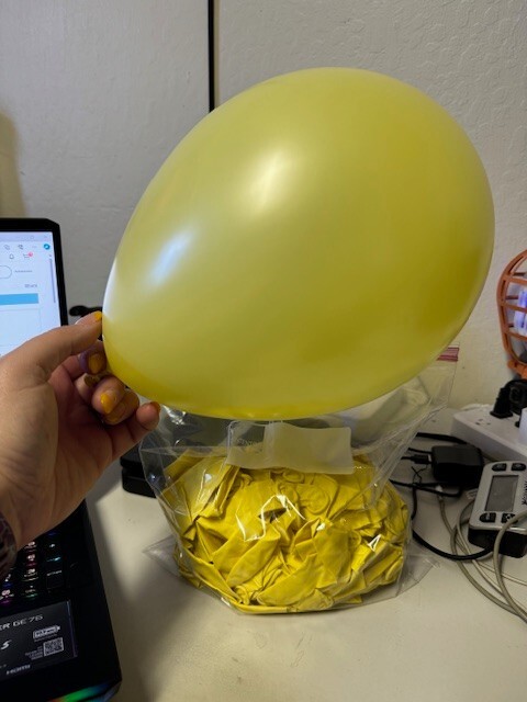Bulk Lot of Light Yellow Latex Balloons 100+ Party Decoration New!!!