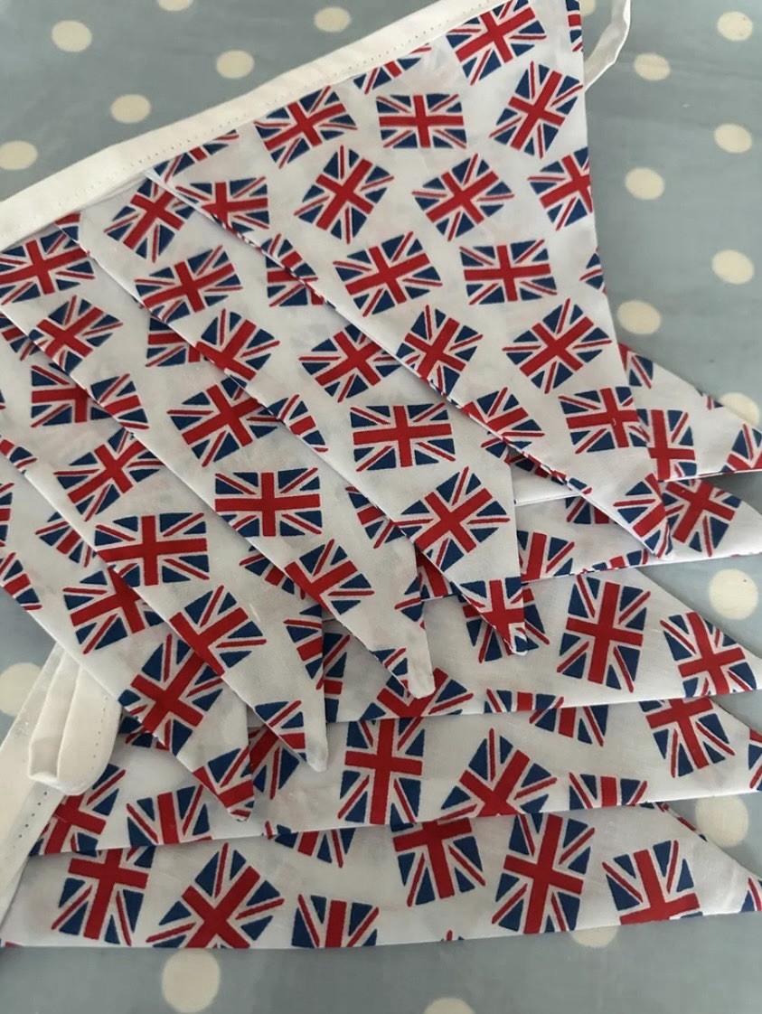 Union Jack Fabric Bunting