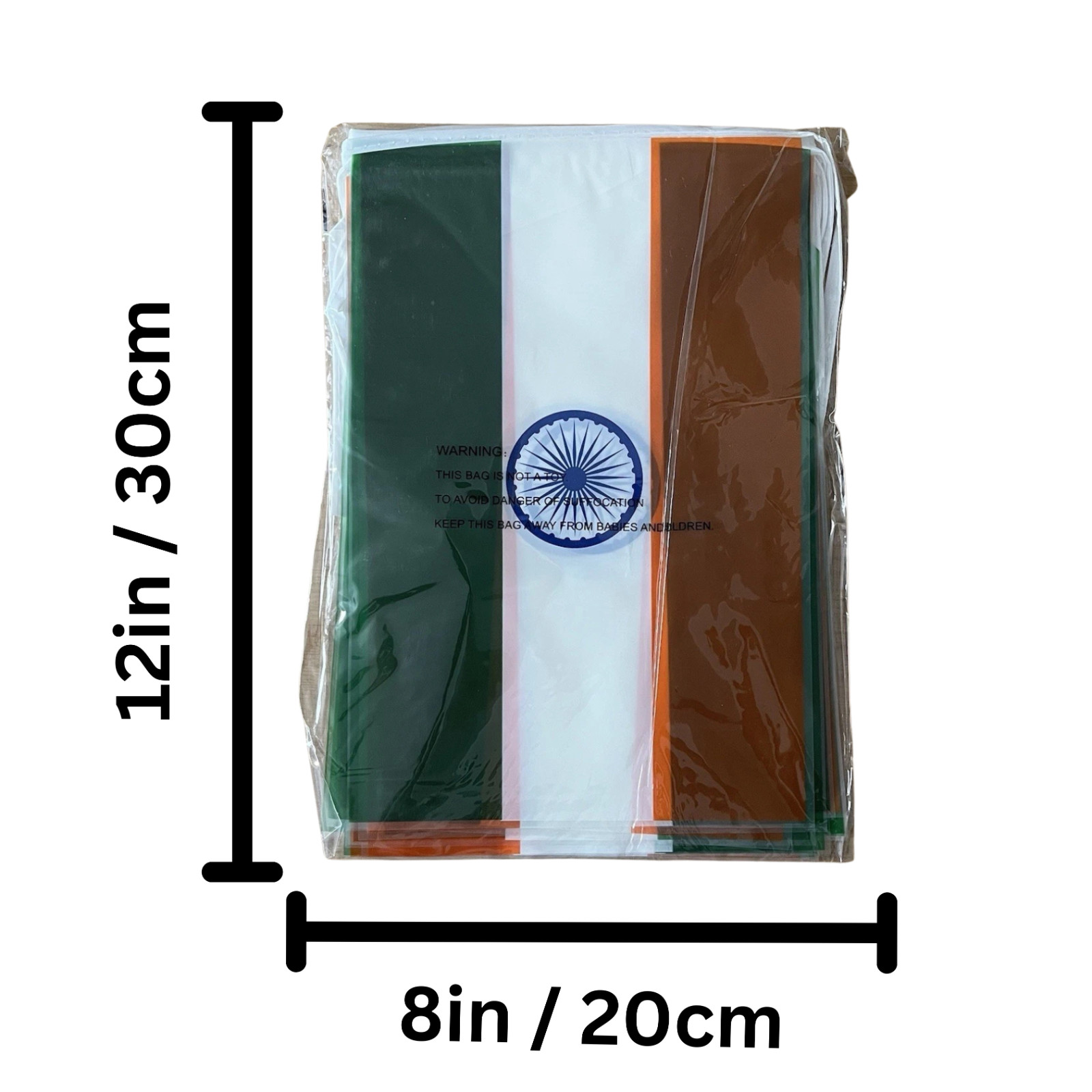 India Flag Bunting 10m 20 Flags Waterproof Outdoor Indoor Party Event Decoration