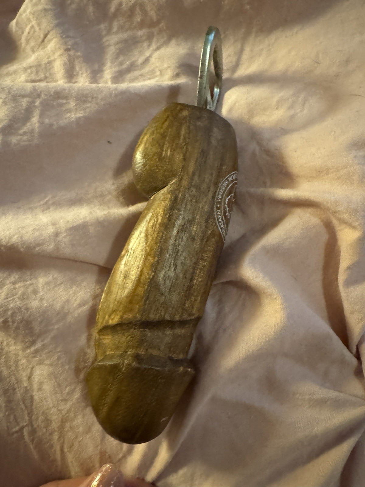 wooden HAND CARVED PENIS BOTTLE OPENER Funny Gift Belize Novelty Adult
