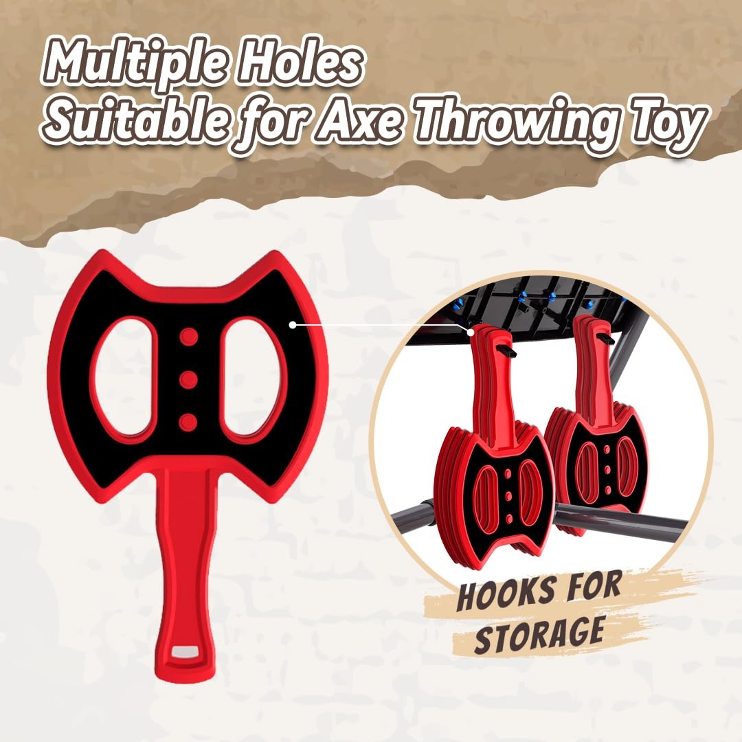 Axe Throwing Game for Backyard, Target Set 16 Axes Blue