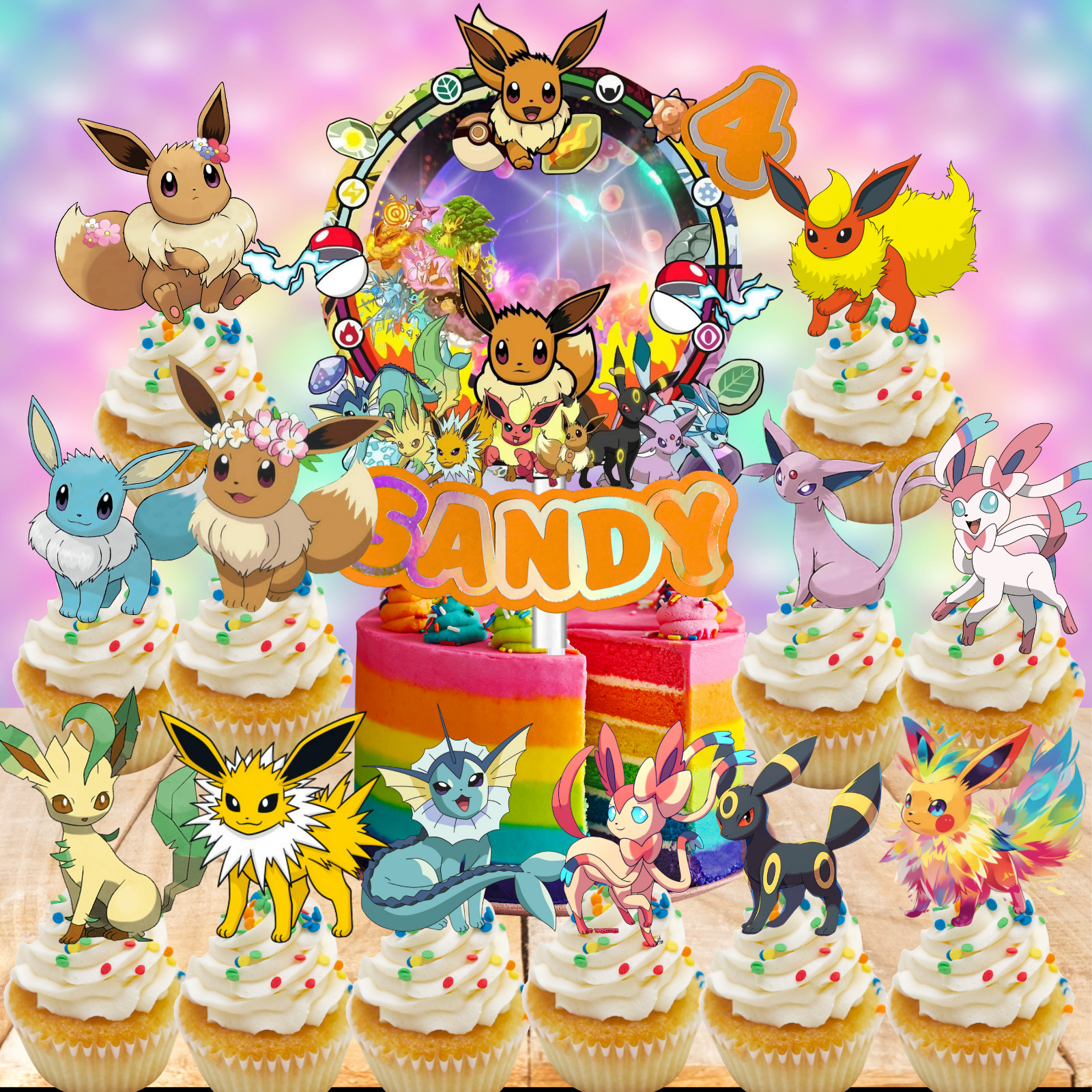 POKEMON PARTY SUPPLIES BIRTHDAY DECORATION BALLOON TABLEWARE SWIRL PLATE CUP