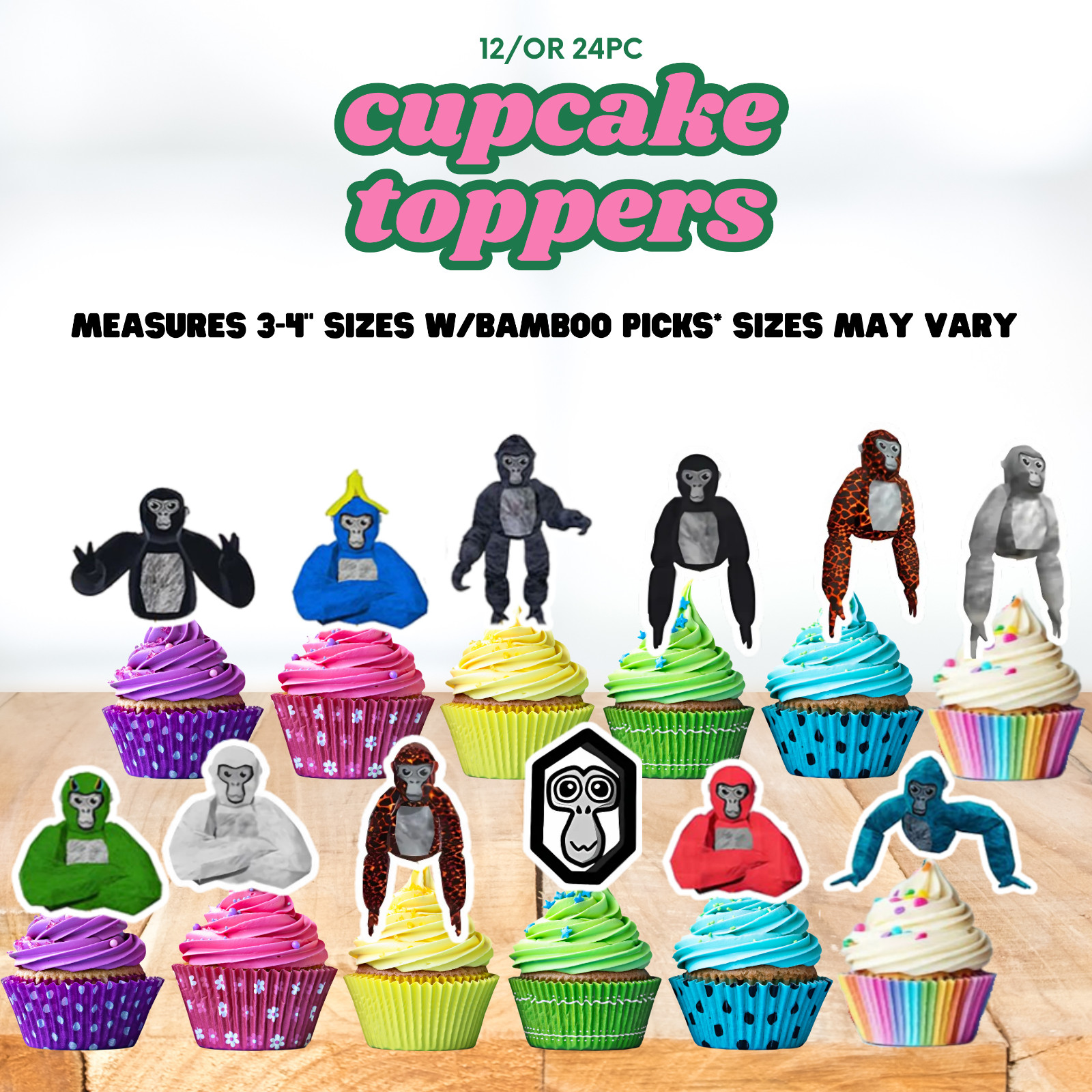 Gorilla tag Party Supplies happy birthday centerpiece decoration gift balloon