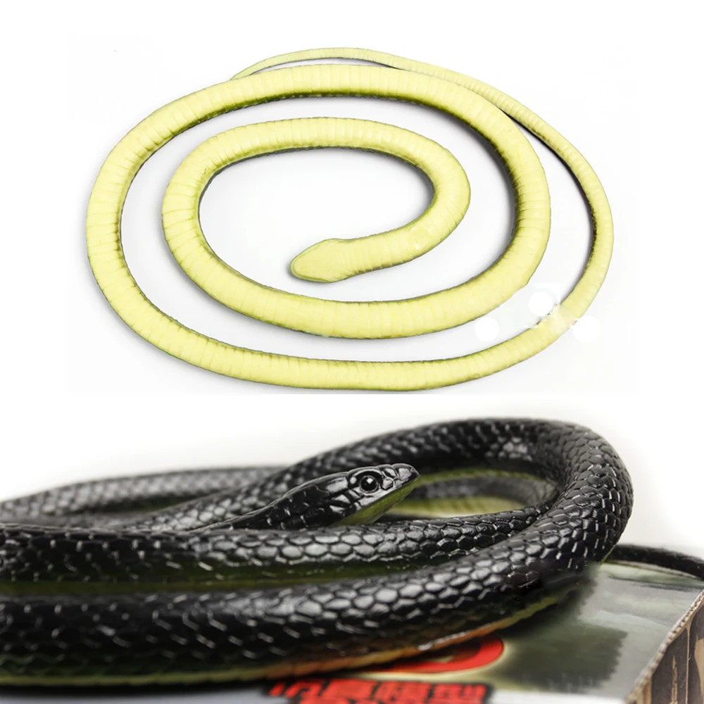 1pc Rubber Fake Realistic Snake Lifelike Scary Toy Prank Party Joke Easter Gifts