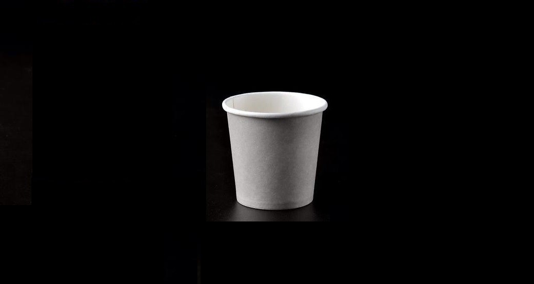 Disposable White Paper Cups with Lids 4oz Sampling Espresso Cups for Party Event