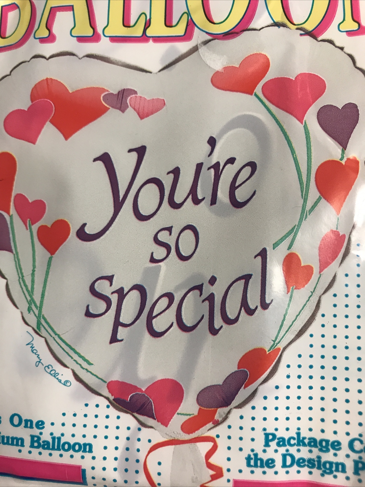 ANAGRAM MYLAR Balloons (3) NEW unopened pkgs NOS USA YOU’RE SPECIAL All Occasion