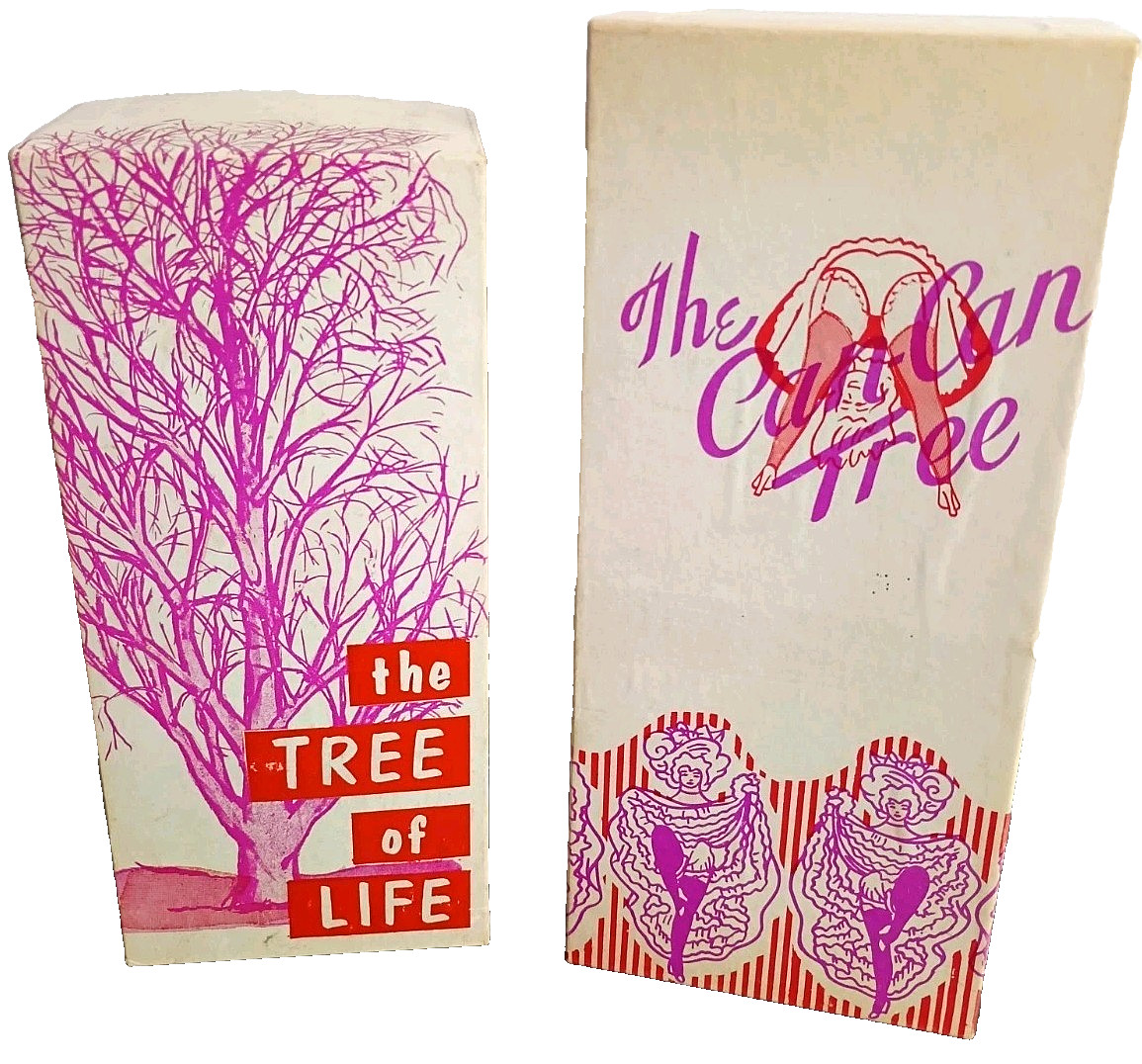 1960s Gag Gifts: The Tree Of Life, and The Can-can Tree, Soft Porn Humor in box