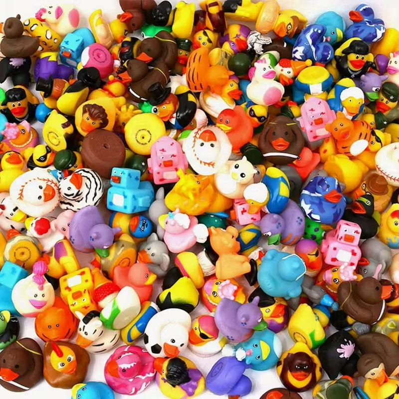 Rubber Ducks in Bulk, Assortment Duckies for Jeep Ducking Floater Duck Bath Toys