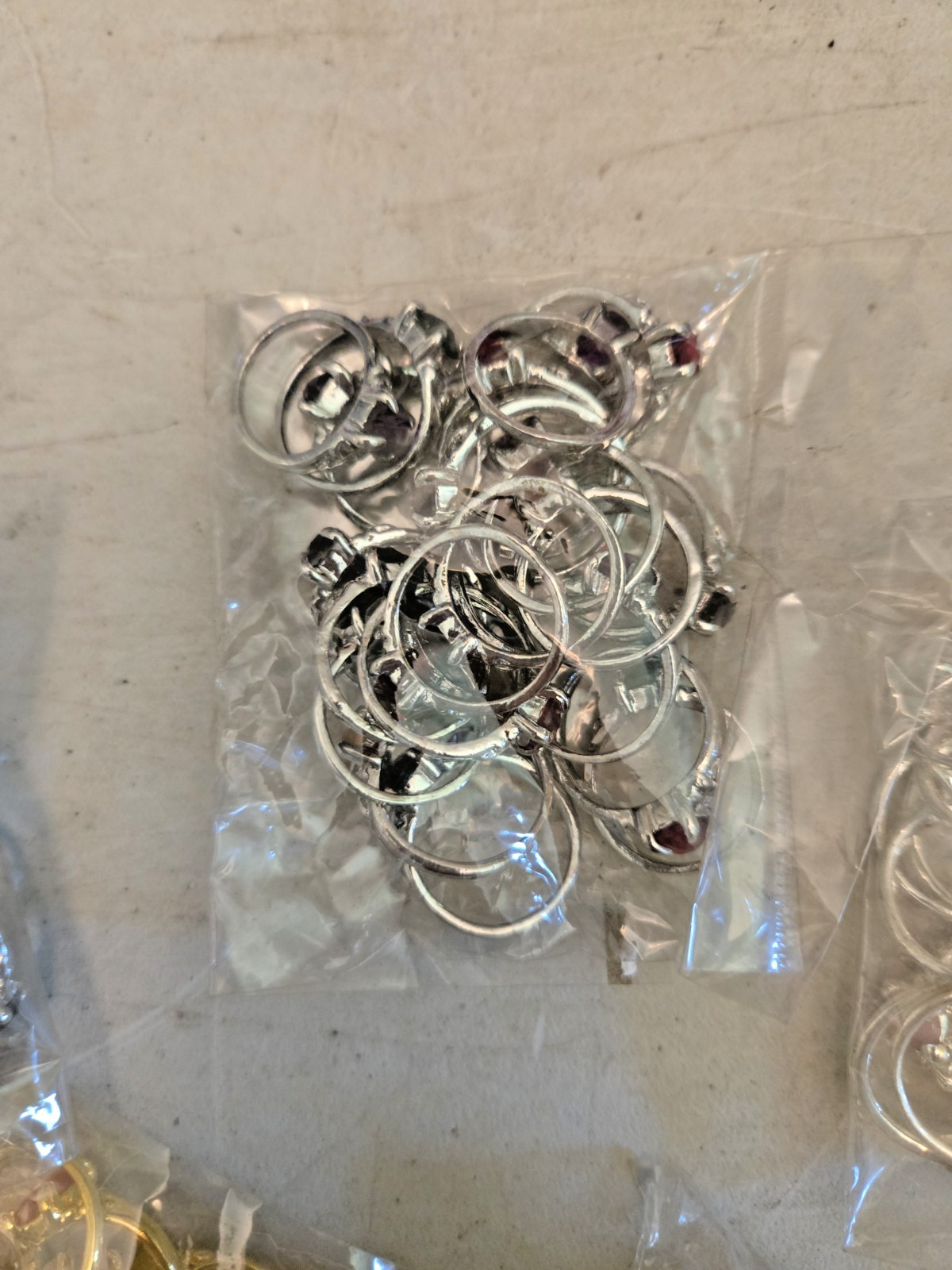 Bulk Adult Rings Lot 7 Cello Pkgs (approx 20+ per) Party Favor, Gifts – NOS