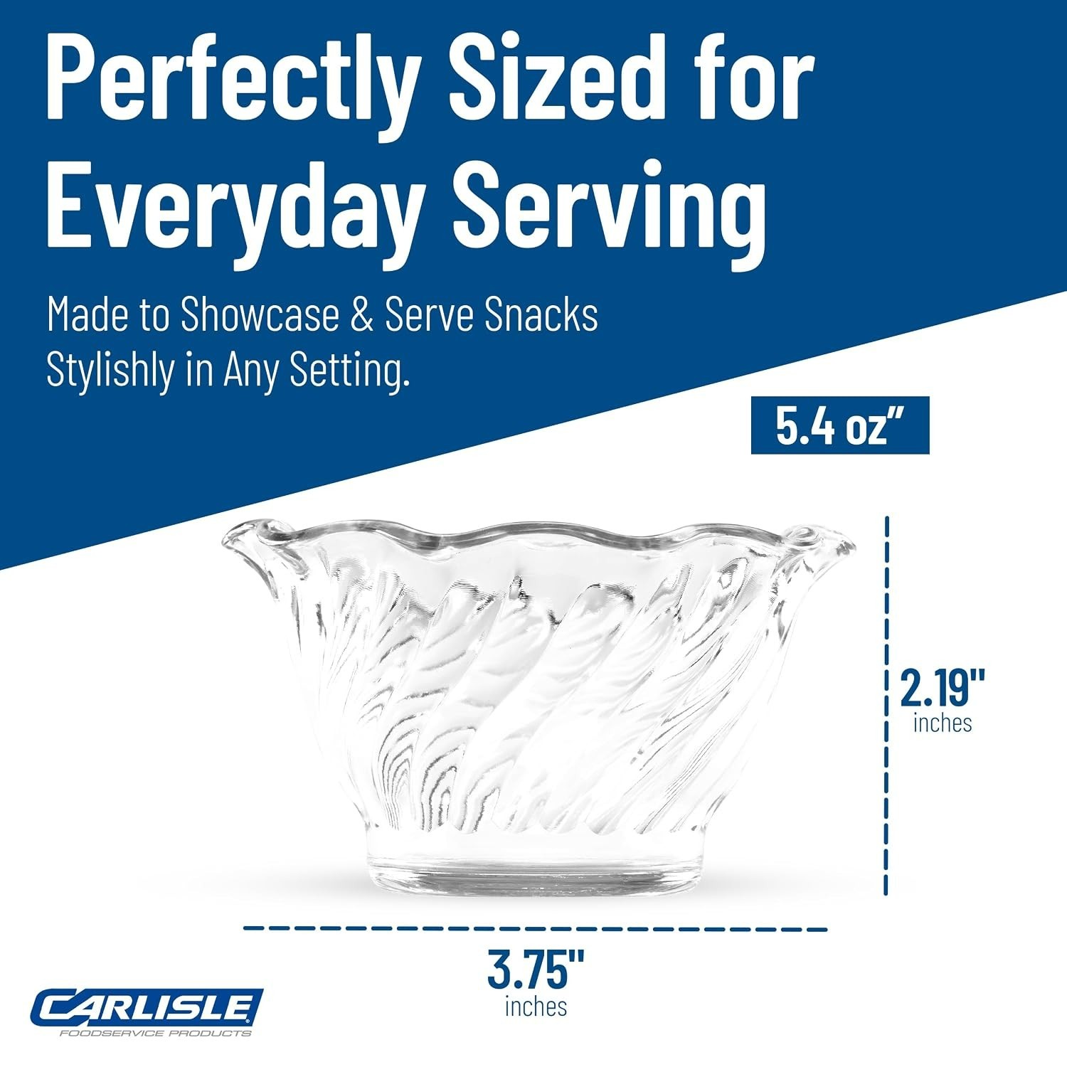 Versatile 5.4 oz Plastic Parfait Cup – Dishwasher Safe Serving Solution