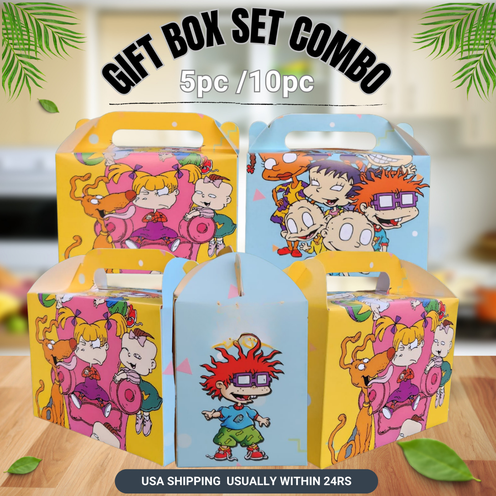 RUGRETS plate birthday party supplies rugrats centerpiece decoration event theme