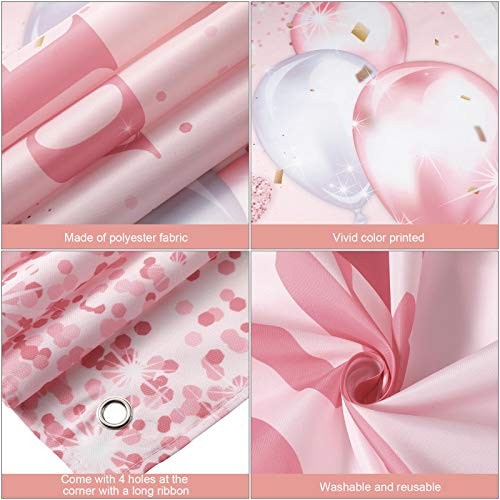 Pink and Rose Gold Happy Birthday Party Decorations Supplies Birthday Party