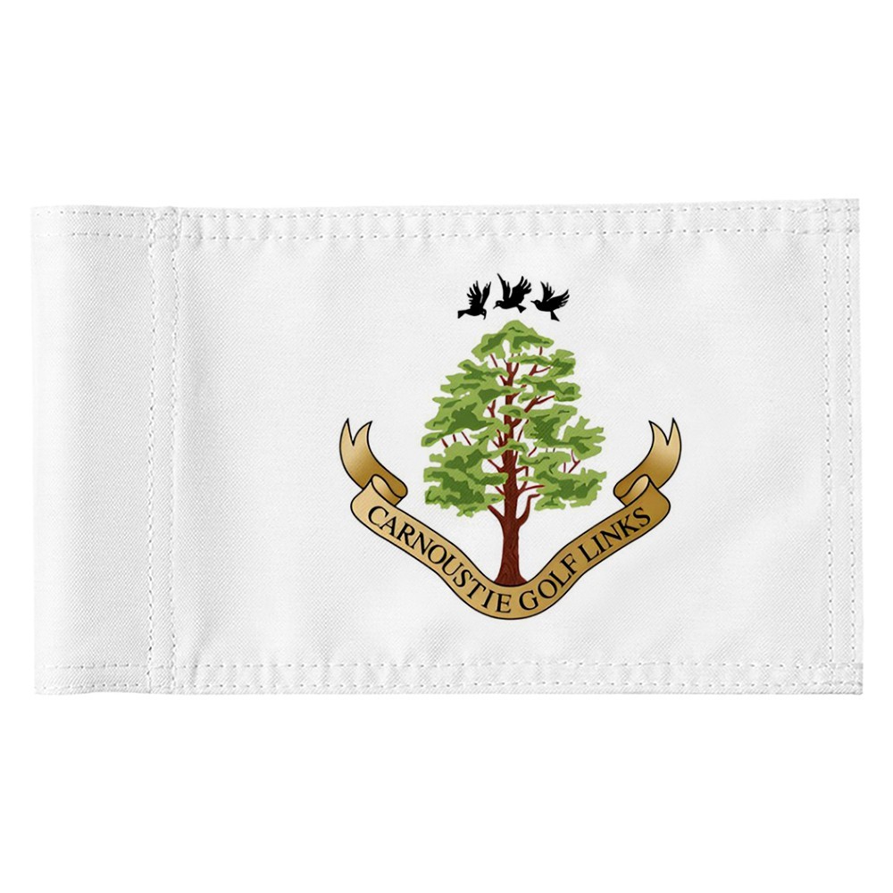 CARNOUSTIE GOLF LINKS PGA TOUR Golf Pin Regulation Tube Flag 13x20Inch